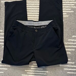 Under Armour Men's Black Performance Golf Pants 34x30